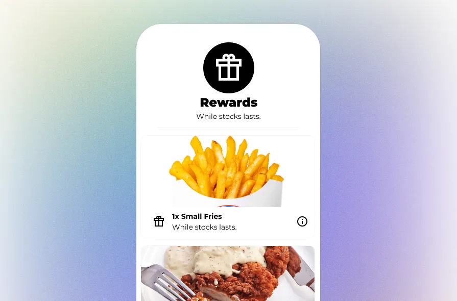 Rewards feature