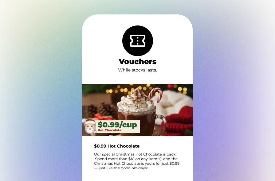 Vouchers feature